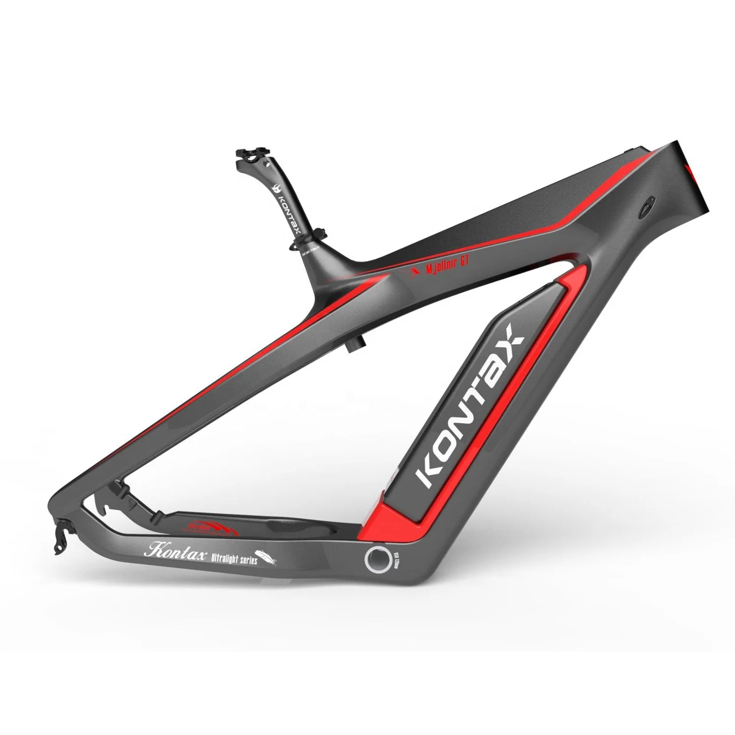 KONTAX Carbon Fibre Frame with Battery Cycle Ebike 26 inch Dirt Jump Carbon Fiber Frame DIY Electric Bicycle, Customizable
KONTAX Carbon Fibre Frame with Battery Cycle Ebike 26 inch Dirt Jump Carbon Fiber Frame DIY Electric Bicycle, Customizable