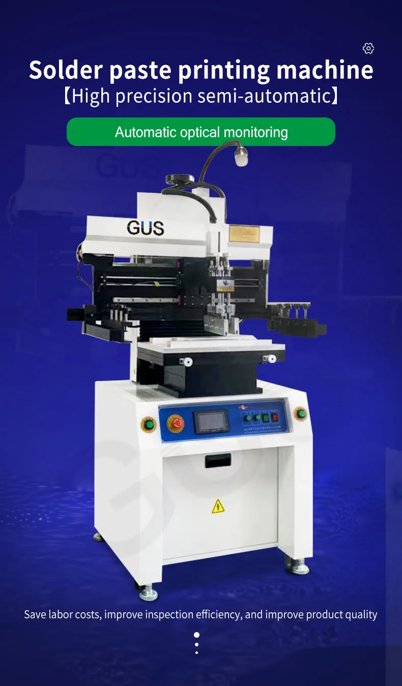 Gus Hot Selling Smt Solder Paste Printer Pcb Semi Automatic Solder