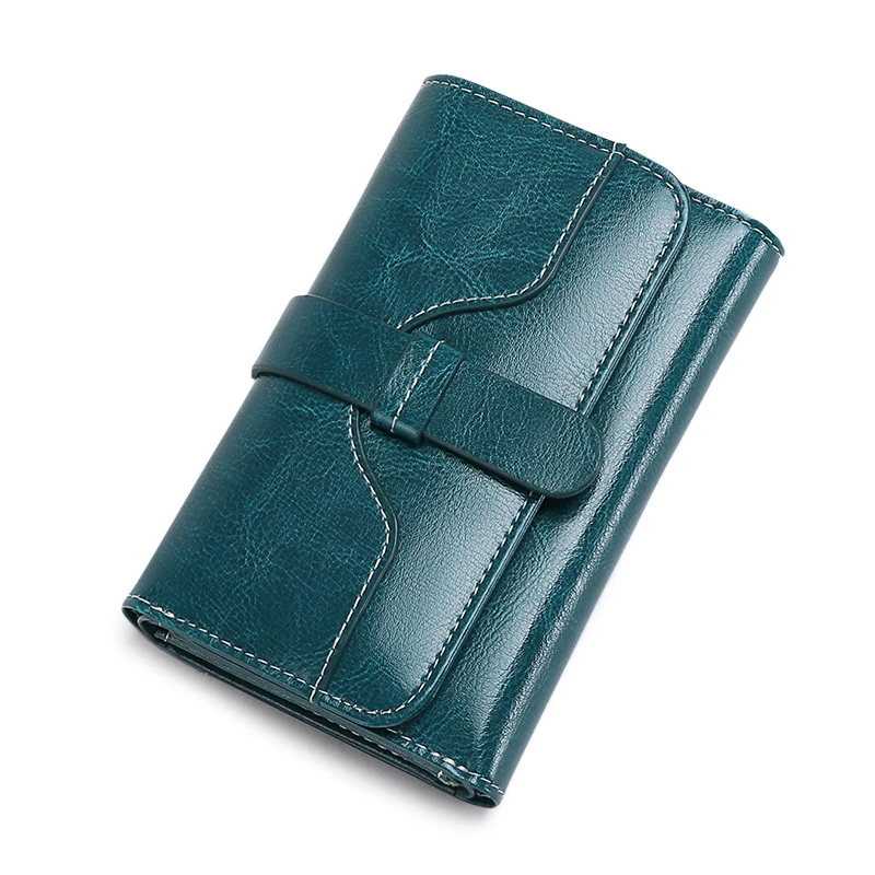 Ladies Short Wallet Leather Wallet Two-fold Wallet Korean Mini Cowhide New Fashion Small Coin Purse
Ladies Short Wallet Leather Wallet Two-fold Wallet Korean Mini Cowhide New Fashion Small Coin Purse