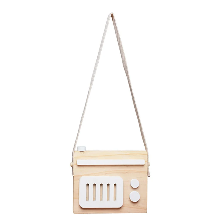 New design radio tape recorder new born baby toy props photography hanging ornament wood craft decorations for home, Natural
New design radio tape recorder new born baby toy props photography hanging ornament wood craft decorations for home, Natural