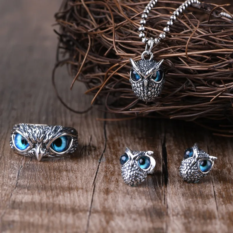 Adorable Pet Owl Blue Big Eyes Cute Animal Men Jewelry Adjustable Nature Fashion Series Ring Lady Gift silver 925 rings man, 925 sterling silver open gemstone rings
Adorable Pet Owl Blue Big Eyes Cute Animal Men Jewelry Adjustable Nature Fashion Series Ring Lady Gift silver 925 rings man, 925 sterling silver open gemstone rings
