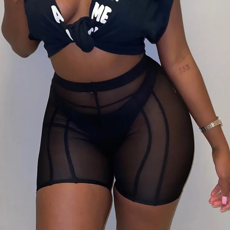 2022 new product women's sexy fashion sweat see through high waist hip lift mesh shorts
2022 new product women's sexy fashion sweat see through high waist hip lift mesh shorts