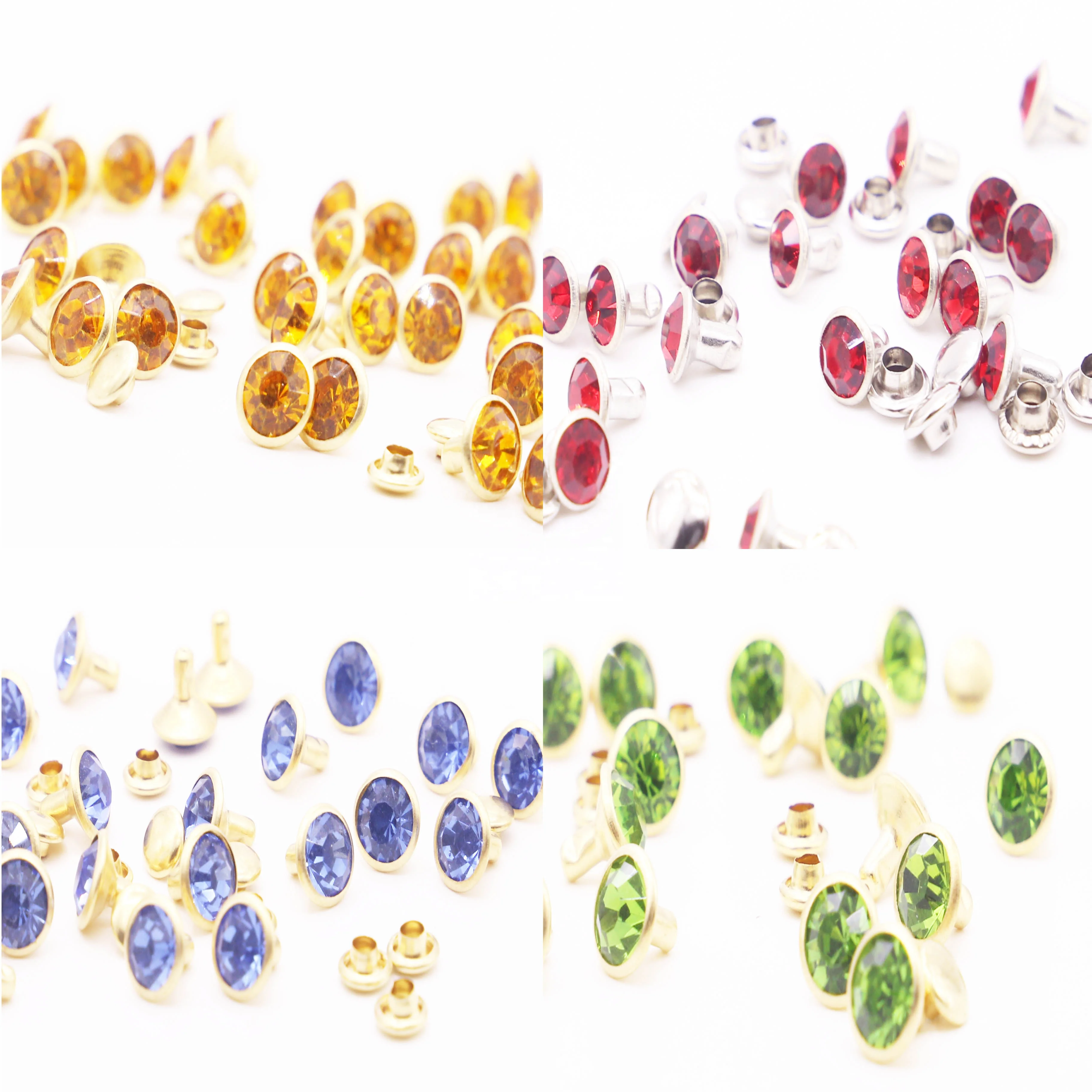 colorful crystal Rhinestones Rivet Crystal Diamond Inlay Rapid Leathercraft Rivet Spikes for Clothes Jackets Jeans
colorful crystal Rhinestones Rivet Crystal Diamond Inlay Rapid Leathercraft Rivet Spikes for Clothes Jackets Jeans