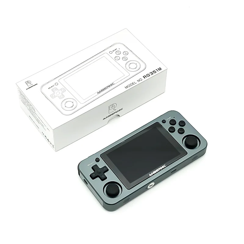 2021 Amazon Hot Sell Anbernic RG351M handled game player 3.5 inch OCA screen RG351M with WIFI Play PS1 N64, Matte black/space gray
2021 Amazon Hot Sell Anbernic RG351M handled game player 3.5 inch OCA screen RG351M with WIFI Play PS1 N64, Matte black/space gray