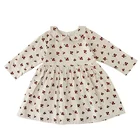 6557/Sweet cute hot sell new design baby girls dresses kids spring princess dress for little girl
