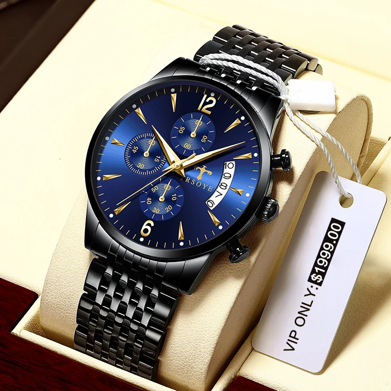 Reloj Men 2020 OEM Quartz Sports Wrist Watch High End Quality Men Diver Stainless Steel Watch Case Wholesale TRSOYE TRS618, Black
Reloj Men 2020 OEM Quartz Sports Wrist Watch High End Quality Men Diver Stainless Steel Watch Case Wholesale TRSOYE TRS618, Black
