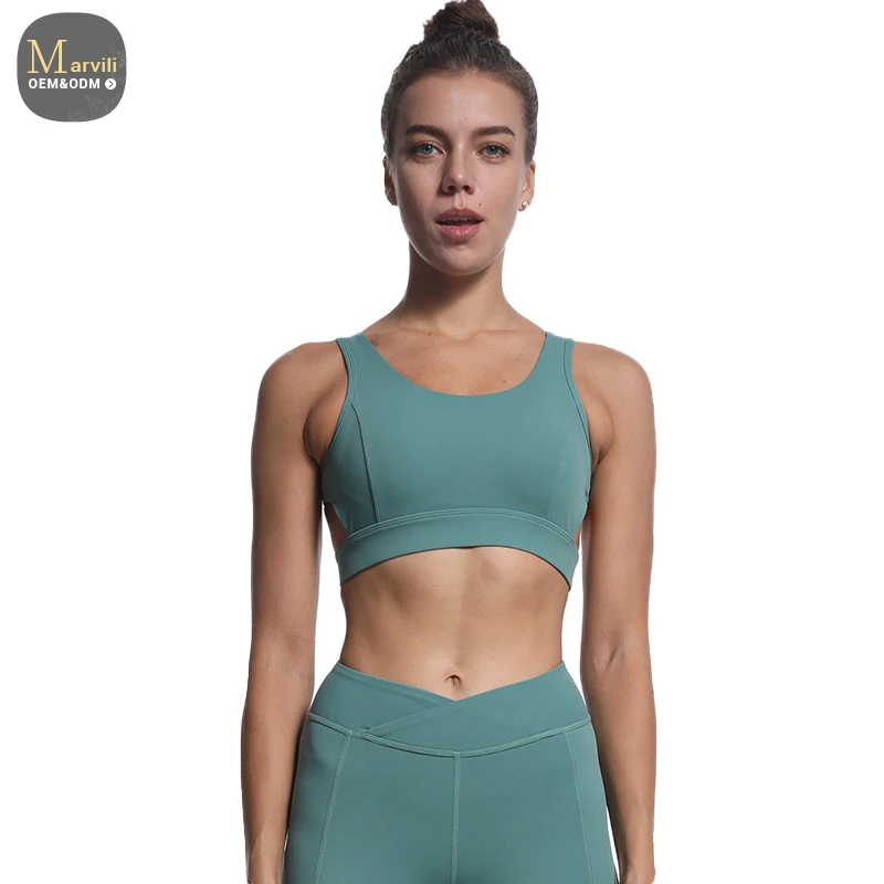 Marvili New Comfortable Bodybuilding Backless Bra Cross Front Tracksuit Suit Yoga Sets Fitness Women Sports Activewear
Marvili New Comfortable Bodybuilding Backless Bra Cross Front Tracksuit Suit Yoga Sets Fitness Women Sports Activewear