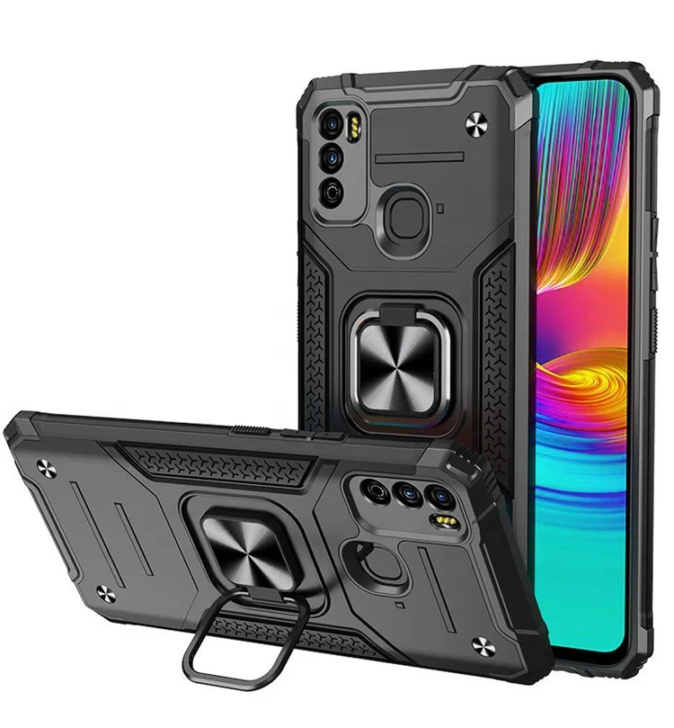 Latest designed with magnetic ring holder 2 in1 armored shockproof mobile phone back cover cases for Infinix Hot 9 play, Black,bllue,red,silver,green, dark green
Latest designed with magnetic ring holder 2 in1 armored shockproof mobile phone back cover cases for Infinix Hot 9 play, Black,bllue,red,silver,green, dark green