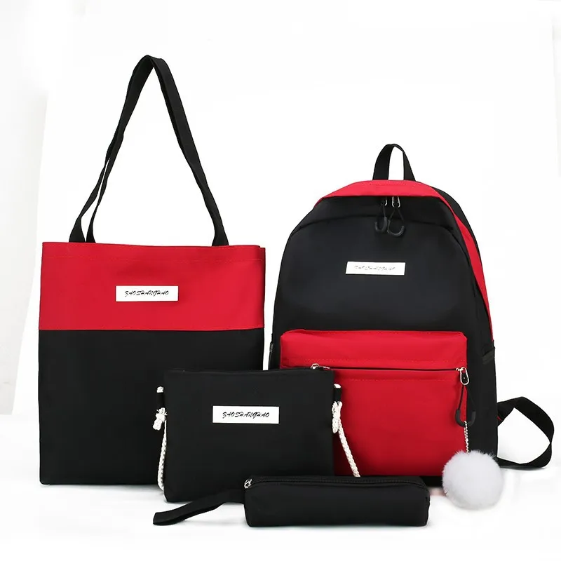 Factory Price Custom Canvas Backpack Bag Set 4 PCS Color Printing School Students Ladies School Backpack Bag Set, More than 10 colors or customized
Factory Price Custom Canvas Backpack Bag Set 4 PCS Color Printing School Students Ladies School Backpack Bag Set, More than 10 colors or customized