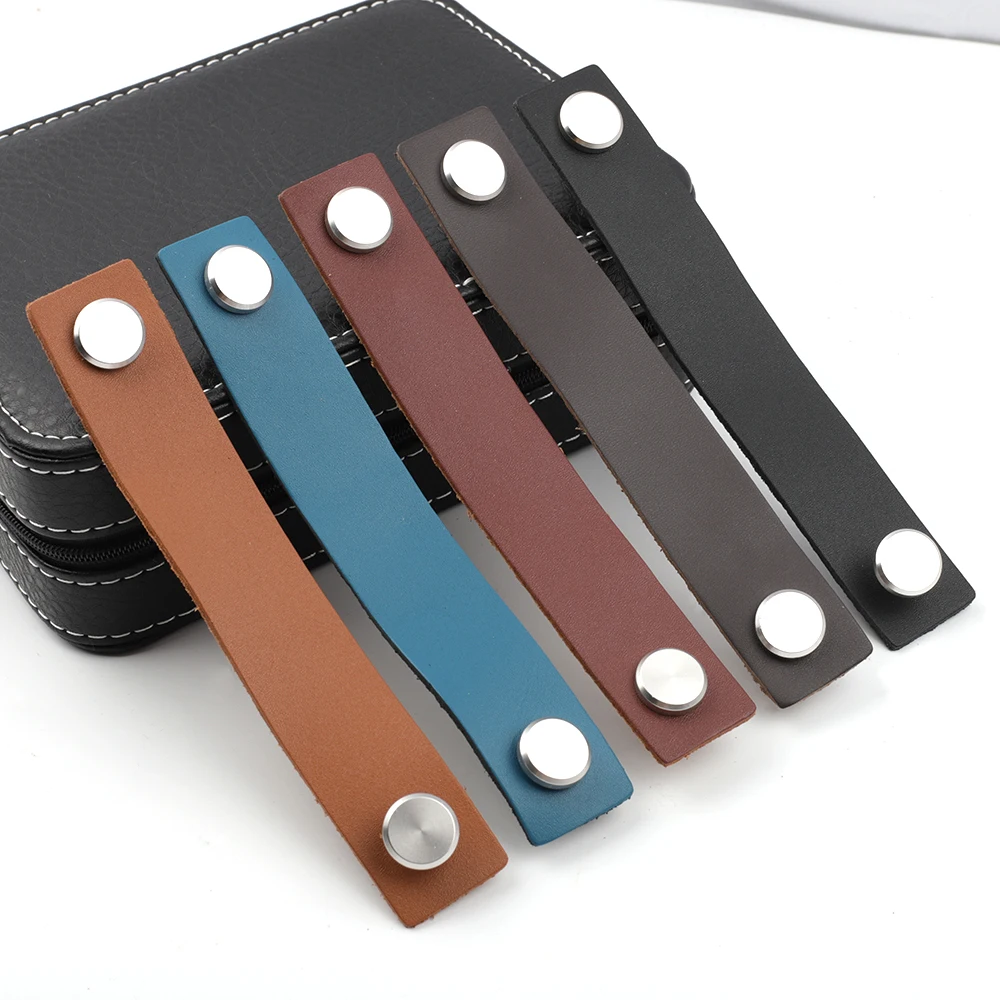 Cabinet handles drawer real cowhide soft leather shoe cabinet bookcase hardware furniture handles, Black/dark coffee/brown/blue/light brown
Cabinet handles drawer real cowhide soft leather shoe cabinet bookcase hardware furniture handles, Black/dark coffee/brown/blue/light brown