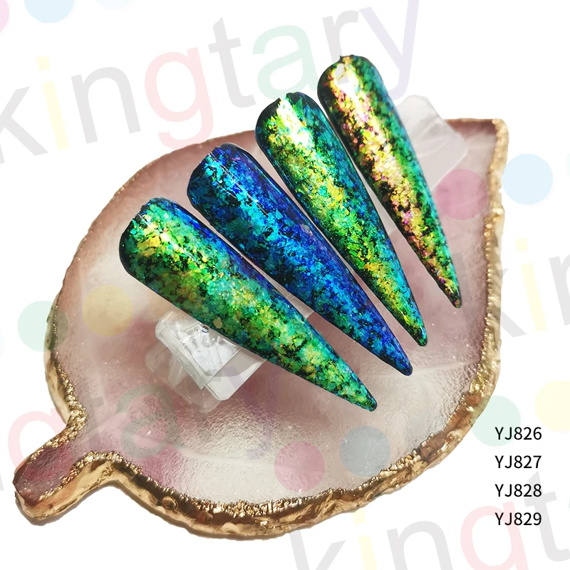 ombre chrome powder holo pigment acrylic nails glitter nail polish flakes, Multi color
ombre chrome powder holo pigment acrylic nails glitter nail polish flakes, Multi color