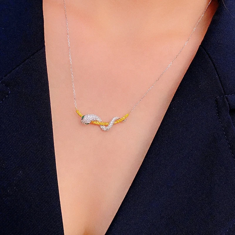 Snake Necklace New Animal Snake Dangle Women Pendant Necklace Minimalist Style Trendy Female Birthday Jewelry Gift Party, Picture shows
Snake Necklace New Animal Snake Dangle Women Pendant Necklace Minimalist Style Trendy Female Birthday Jewelry Gift Party, Picture shows