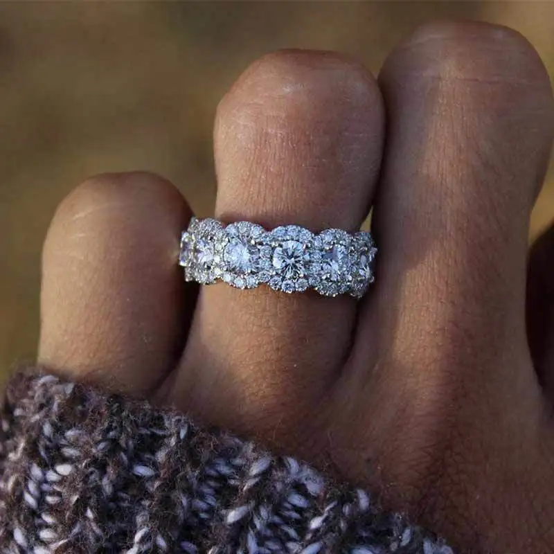 2020 Luxury Designer Jewelry Women Joint Knuckle Glitter Statement Engagement Rings CZ Cubic Zirconia Accessories Diamond Rings
2020 Luxury Designer Jewelry Women Joint Knuckle Glitter Statement Engagement Rings CZ Cubic Zirconia Accessories Diamond Rings