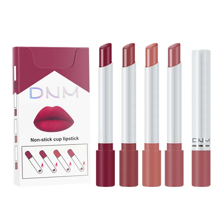 Wholesale Cheap High Quality DNM Brand 24 Colorful Cigarette Tube Non Stick Matte Glitter Smoking Lipstick Set
Wholesale Cheap High Quality DNM Brand 24 Colorful Cigarette Tube Non Stick Matte Glitter Smoking Lipstick Set