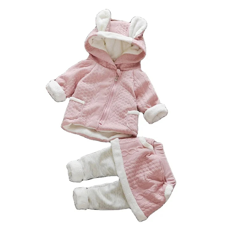 KBE84018 New baby clothes set velvet fashion 0-3 year old girl hoodie cute two piece set open crotch
KBE84018 New baby clothes set velvet fashion 0-3 year old girl hoodie cute two piece set open crotch