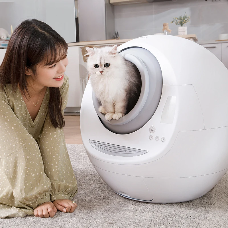 MRY High Quality Smart Robot Cat Litter Box Cat Litter Box Automatic Self Cleaning Litter Box, White
MRY High Quality Smart Robot Cat Litter Box Cat Litter Box Automatic Self Cleaning Litter Box, White