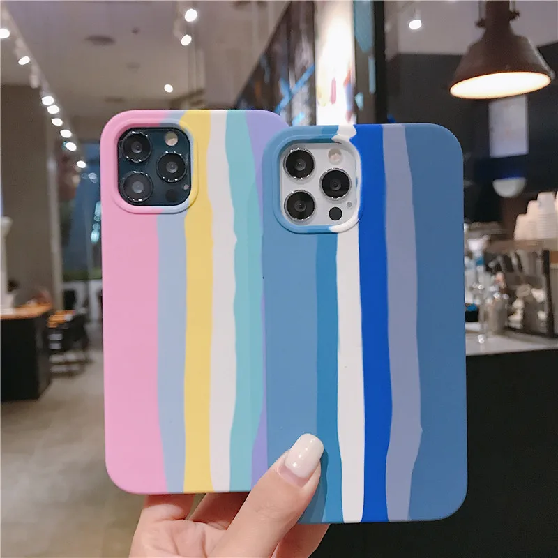 New Products 2020 Unique Rainbow Liquid Silicone Phone Case For iPhone 13 13 Pro Silicon Case
New Products 2020 Unique Rainbow Liquid Silicone Phone Case For iPhone 13 13 Pro Silicon Case
