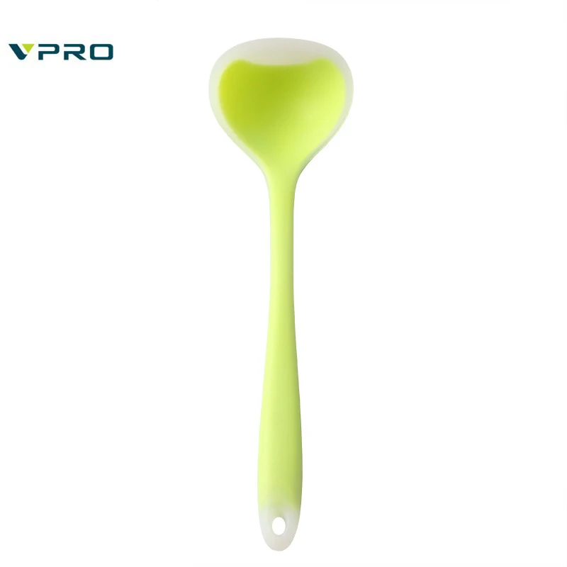 Kitchen tools High temperature resistant soup spoon Food grade silicone soup spoon Anti-scald spoon, Orange,green,pink,red,purple,yellow
Kitchen tools High temperature resistant soup spoon Food grade silicone soup spoon Anti-scald spoon, Orange,green,pink,red,purple,yellow
