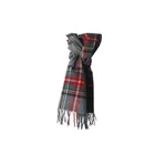 Velvet Scarf Wool Gray Knit Plaid Fashion Custom Design Men's
