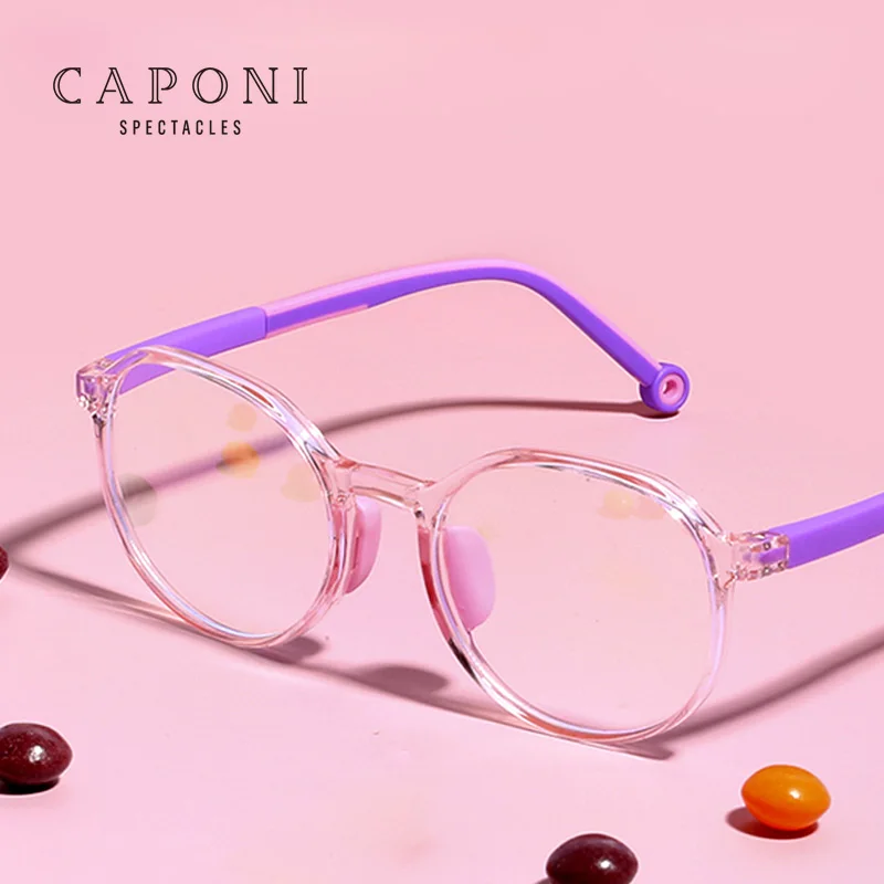 CAPONI 2020 New Fashion Anti Blue Light Kids Optical Glasses Factory Wholesale Classic TR UV400 Anti Glare Glasses Boys Girls 
CAPONI 2020 New Fashion Anti Blue Light Kids Optical Glasses Factory Wholesale Classic TR UV400 Anti Glare Glasses Boys Girls