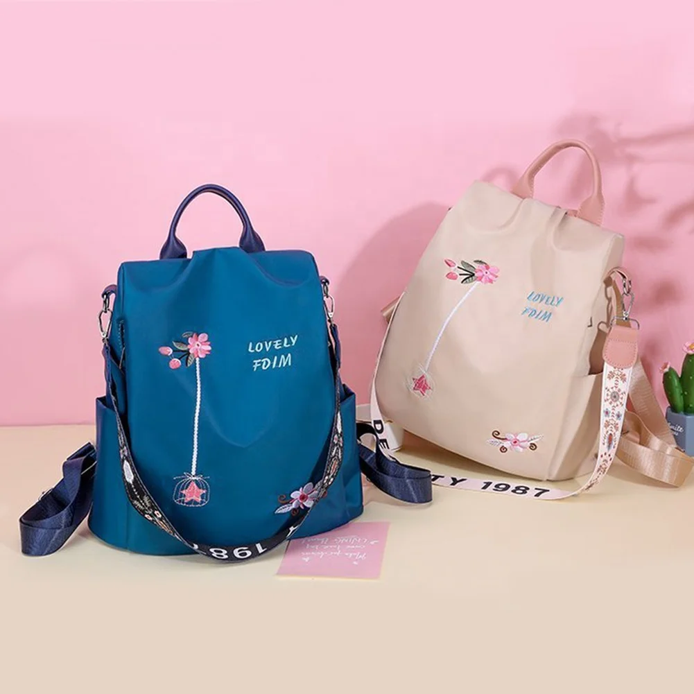 TOMAS New Design Waterproof Women Ladies Oxford Backpack With Flower/, Blue, white, black
TOMAS New Design Waterproof Women Ladies Oxford Backpack With Flower/, Blue, white, black