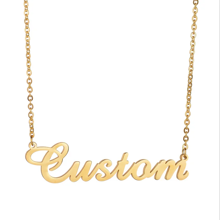 Personalized Jewelry For Women Stainless Steel Gold Plated Necklace Custom Name Men and Women Personalized Name Necklace
Personalized Jewelry For Women Stainless Steel Gold Plated Necklace Custom Name Men and Women Personalized Name Necklace