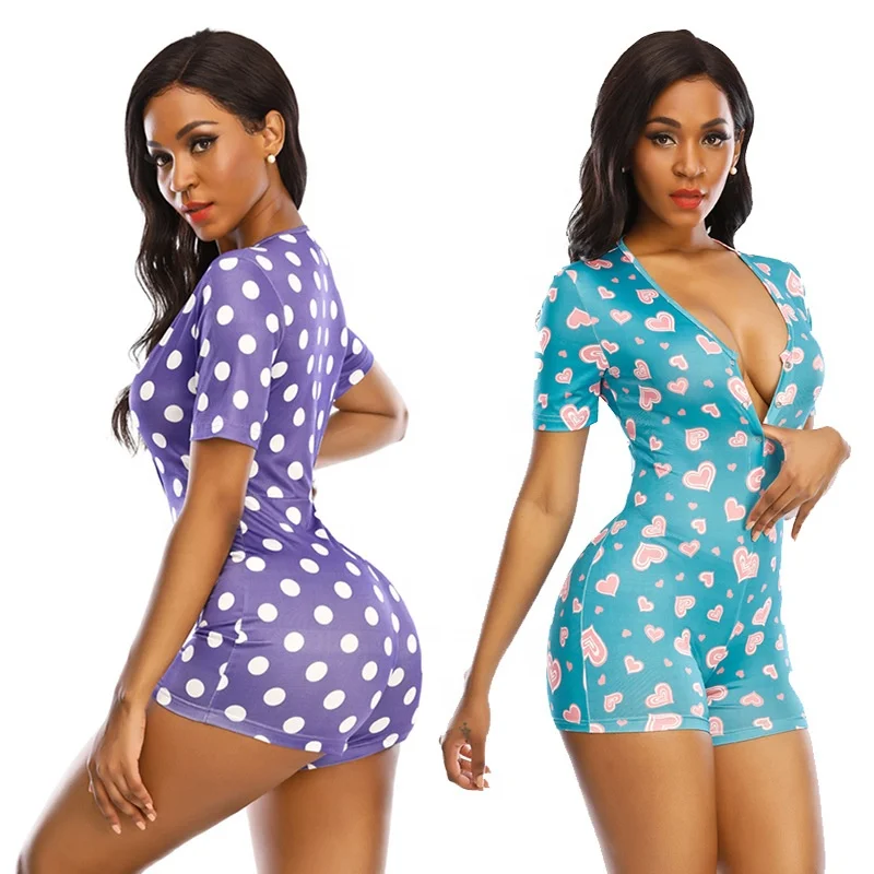 Hot Sale Adult Bodysuit Nighty Sleepwear Short Sleeve Pajamas Romper Onesie for women, Purple, blue
Hot Sale Adult Bodysuit Nighty Sleepwear Short Sleeve Pajamas Romper Onesie for women, Purple, blue