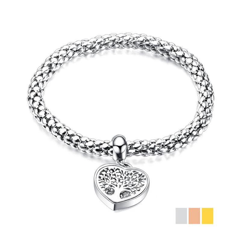 Titanium Steel Heart Pendant Lady Bracelet Hollow Life Tree Pendant Bracelets Jewelry For Wholesale (KSS232), Same as the picture
Titanium Steel Heart Pendant Lady Bracelet Hollow Life Tree Pendant Bracelets Jewelry For Wholesale (KSS232), Same as the picture