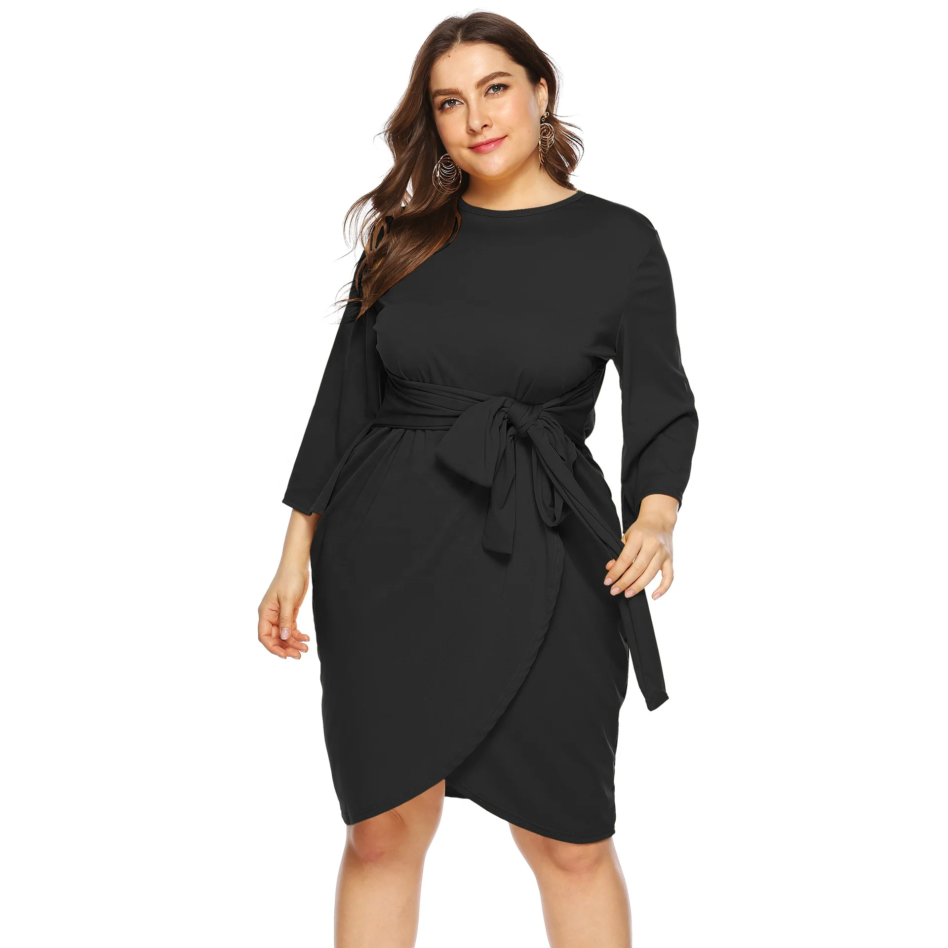 Stylish Autumn Solid Yellow Bowknot Flare Sleeve 4XL Women Casual Party Plus Size Dress, Yellow /black
Stylish Autumn Solid Yellow Bowknot Flare Sleeve 4XL Women Casual Party Plus Size Dress, Yellow /black