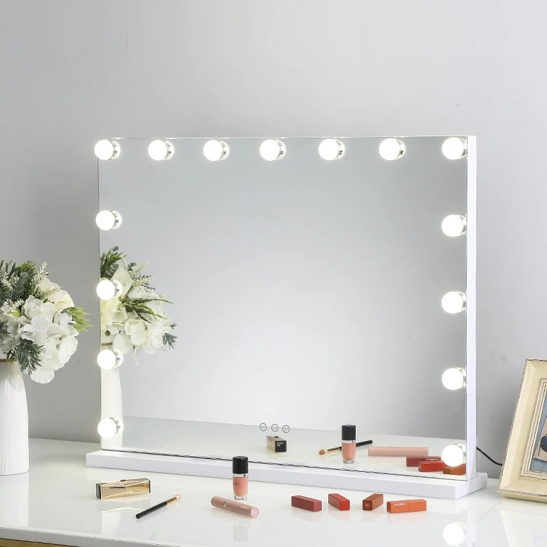 Professional Hollywood Makeup Mirror Lighted Vanity Makeup Mirror With Bluetooth, Customized color
Professional Hollywood Makeup Mirror Lighted Vanity Makeup Mirror With Bluetooth, Customized color