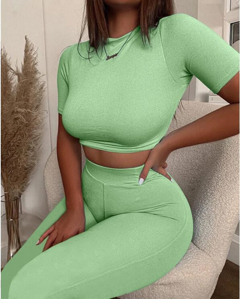 Vendors Custom Logo Activewear Outfits Summer 2 Piece Workout Sets Tracksuits 2021 Two Piece Pant Set Clothing For Women
Vendors Custom Logo Activewear Outfits Summer 2 Piece Workout Sets Tracksuits 2021 Two Piece Pant Set Clothing For Women