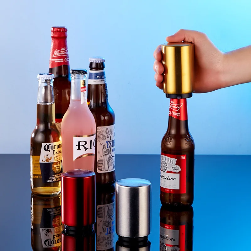 A510 Kitchen Bar KTV Wine Cap Beer Automatic Opener Stainless Steel Plating Press Type Bottle Opener Household Bottle Opener
A510 Kitchen Bar KTV Wine Cap Beer Automatic Opener Stainless Steel Plating Press Type Bottle Opener Household Bottle Opener
