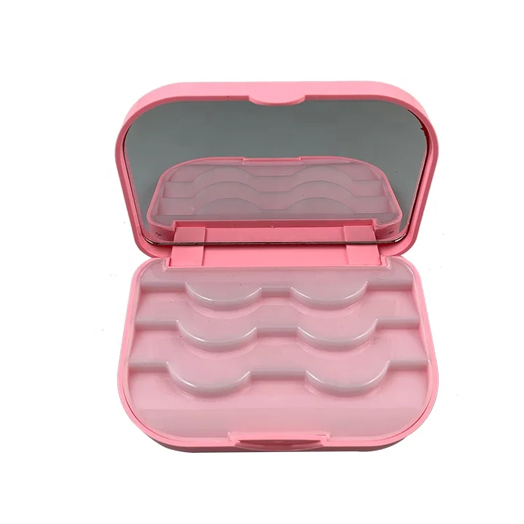 Three pairs strip mink Eyelashes Pink Travel Storage Box LED White empty cosmetic Lash Case With Mirror, Natural black
Three pairs strip mink Eyelashes Pink Travel Storage Box LED White empty cosmetic Lash Case With Mirror, Natural black