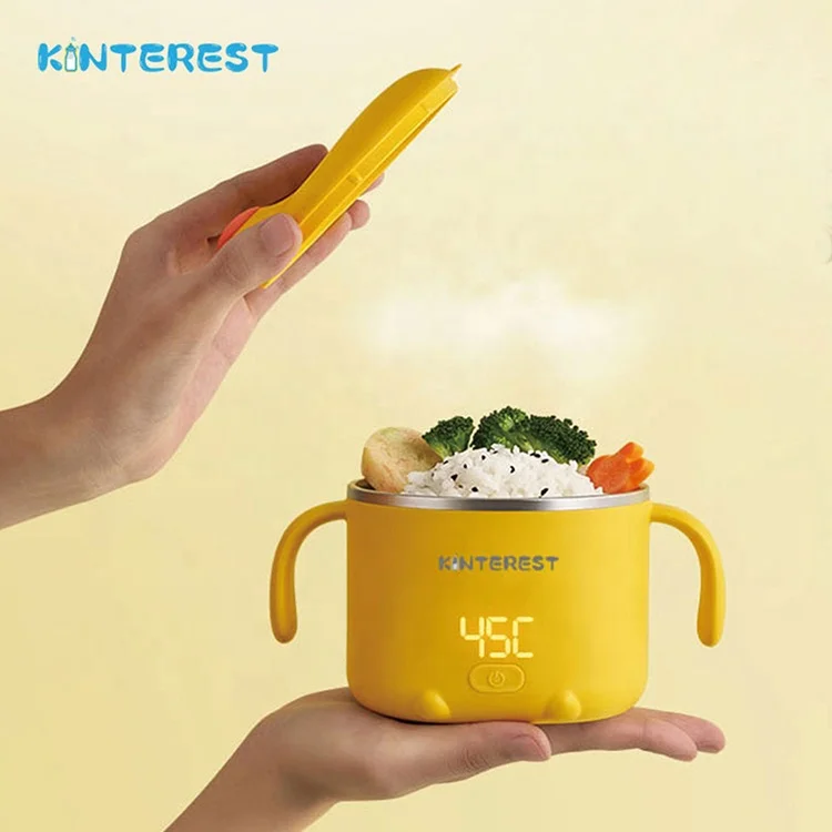 Intelligent display temperature Waterproof Feeding Baby training feeding Bowl, Yellow and blue
Intelligent display temperature Waterproof Feeding Baby training feeding Bowl, Yellow and blue