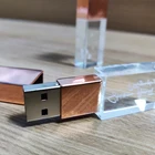 USB pendrive crystal glass flash drive customized flash memory 8gb 16gb USB stick