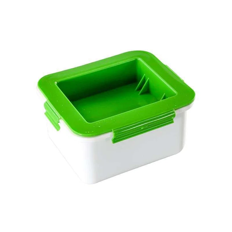 C262 Tofu Automatically Drainer Kitchen Dining Tool Bean Curd Expresser DIY Tofu Mold Box Kitchen Tofu Squeezer Water Filter, Green,grey
C262 Tofu Automatically Drainer Kitchen Dining Tool Bean Curd Expresser DIY Tofu Mold Box Kitchen Tofu Squeezer Water Filter, Green,grey
