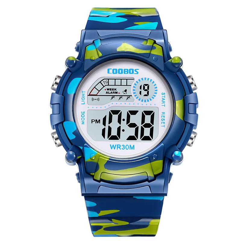 Coolboss Kids Watch Led Digital Children Watch Alarm Chrono Boys Girls Students Waterproof Luminous Sport Wristwatches, 4 colors
Coolboss Kids Watch Led Digital Children Watch Alarm Chrono Boys Girls Students Waterproof Luminous Sport Wristwatches, 4 colors