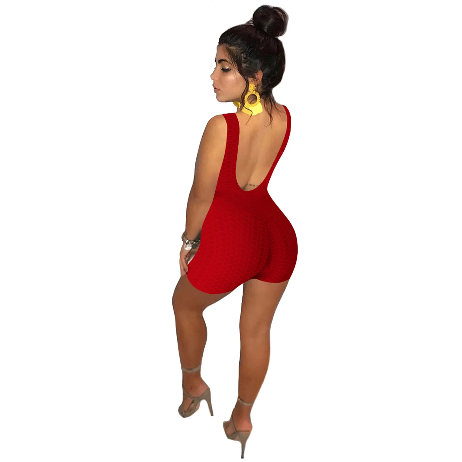 2021 women clothing Trendy Mesh Patchwork Rompers Long Sleeve Jumpsuit Fashion Women Bodycon Women Jumpsuits, Picture shows
2021 women clothing Trendy Mesh Patchwork Rompers Long Sleeve Jumpsuit Fashion Women Bodycon Women Jumpsuits, Picture shows