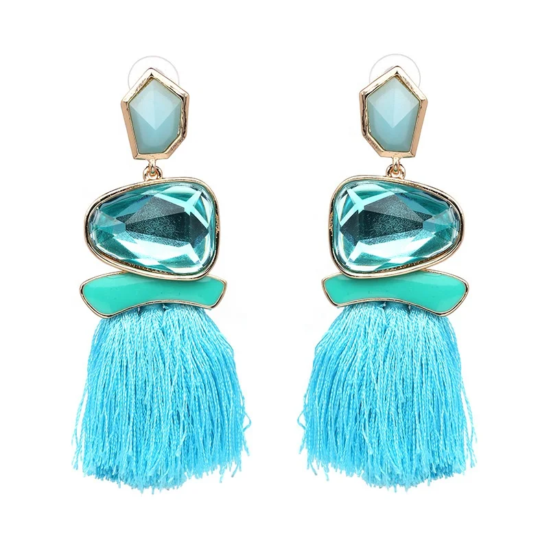Hot Sale Ethnic Style Geometric Earrings Jewelry Vintage Gem Stones Resin Long Tassel Drop Earrings, Picture shows
Hot Sale Ethnic Style Geometric Earrings Jewelry Vintage Gem Stones Resin Long Tassel Drop Earrings, Picture shows