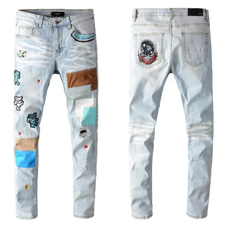 Fashion Washed Amiry Jeans Men Clothing Soft Breathable Long Pants Ripped Plus Size Men's Jeans
Fashion Washed Amiry Jeans Men Clothing Soft Breathable Long Pants Ripped Plus Size Men's Jeans