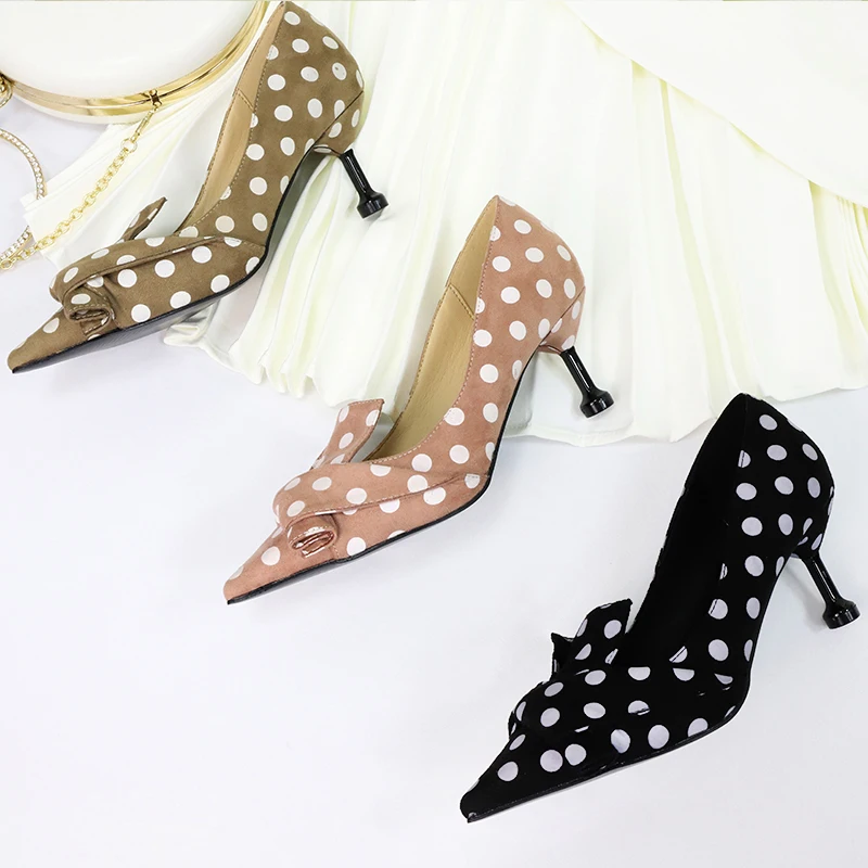 Women Elegant Sexy High Heel Fashion Dress Ladies Pyramid Studs Pointed Toe Pump Shoes Heel for Fashion Women
Women Elegant Sexy High Heel Fashion Dress Ladies Pyramid Studs Pointed Toe Pump Shoes Heel for Fashion Women