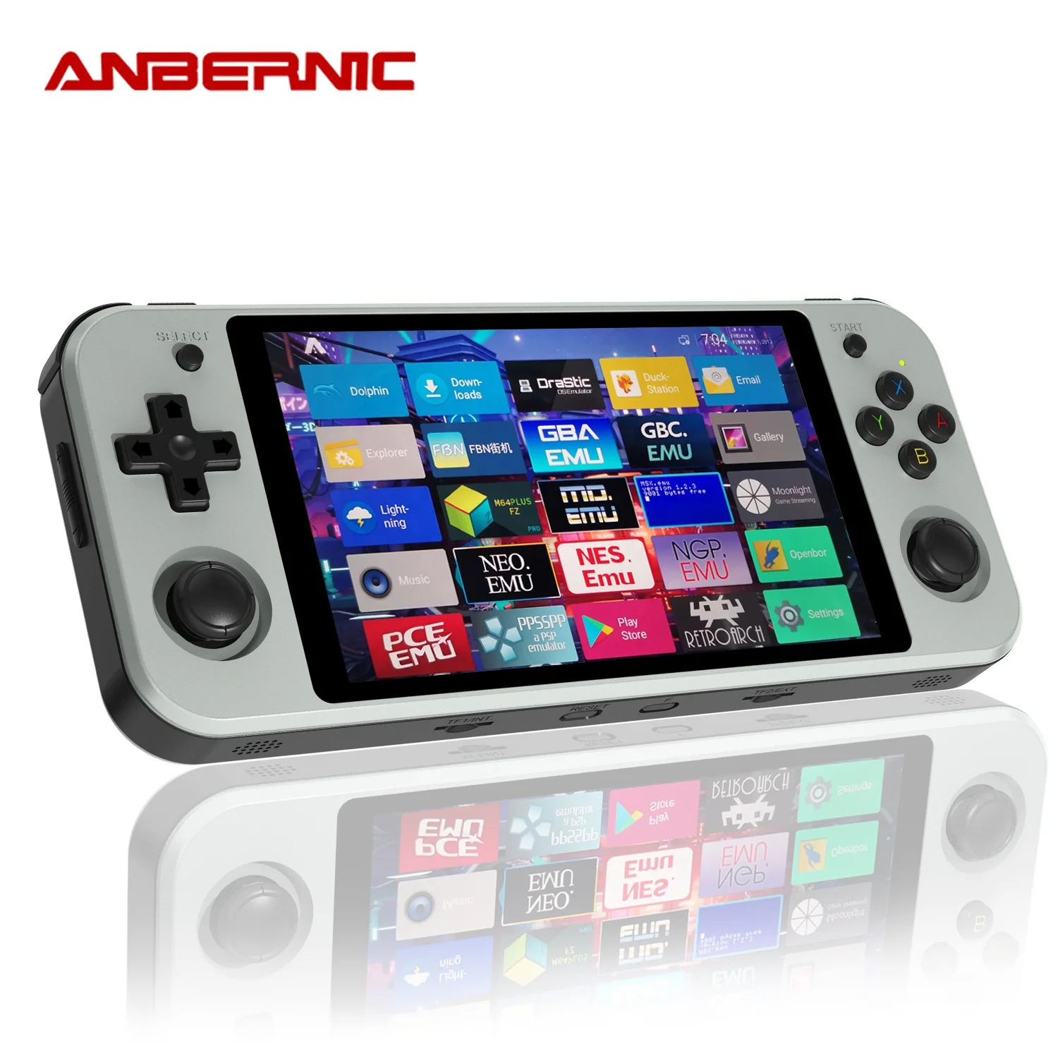 ANBERNIC Wholesale RG552 Retro Handheld Game Player RK3399 Linux Android Dual-Boot 5 in HD Touch Screen Portable Gaming Console, Black / grey
ANBERNIC Wholesale RG552 Retro Handheld Game Player RK3399 Linux Android Dual-Boot 5 in HD Touch Screen Portable Gaming Console, Black / grey