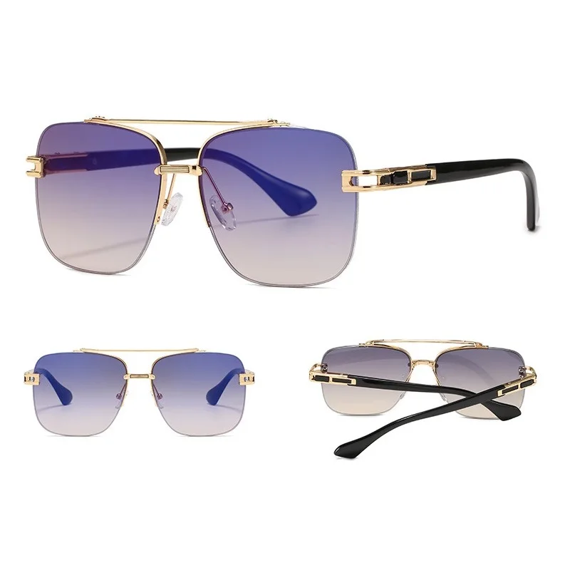 Fashion Minimalism Sunglasses Women Oversized Square Retro Metal Frame Gradient UV400 Shades Glasses Lentes De Sol Sun Glasses
Fashion Minimalism Sunglasses Women Oversized Square Retro Metal Frame Gradient UV400 Shades Glasses Lentes De Sol Sun Glasses