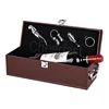 Gift Package for elders PU wine bottle box leather luxury and faux leather wine box and wine bottle box with accessories