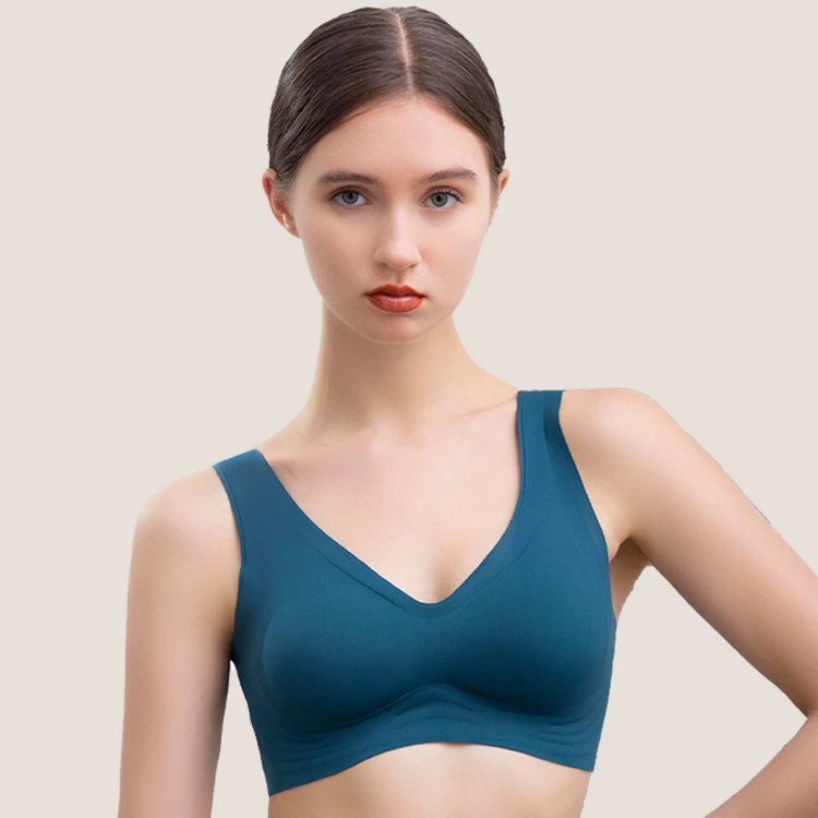 Fashion Sold Seamless Bralette Soft Underwear WireFree Push Up Latex Bra Comfortable Women Brasiers Mujer
Fashion Sold Seamless Bralette Soft Underwear WireFree Push Up Latex Bra Comfortable Women Brasiers Mujer