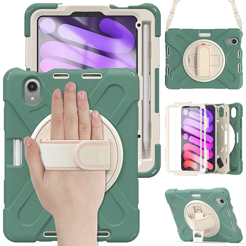 Fashion Design Silicone+PC Tablet Cases For iPad Air4 10.9 2020 Pro 11 2018/2020/2021 With Hand Strap And Kickstand, Multi colors
Fashion Design Silicone+PC Tablet Cases For iPad Air4 10.9 2020 Pro 11 2018/2020/2021 With Hand Strap And Kickstand, Multi colors