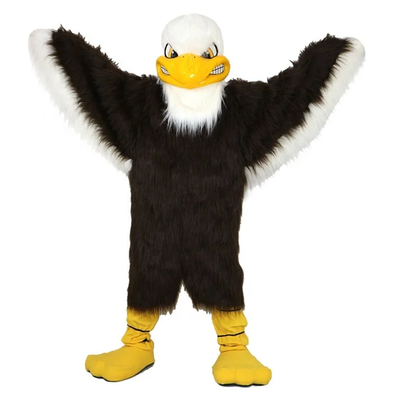309 Fierce Lightweight American Long Hair Sport Black Eagle Mascot Costume, Customized color
309 Fierce Lightweight American Long Hair Sport Black Eagle Mascot Costume, Customized color