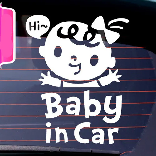 Cute girl BABY IN CAR Vinyl decal laptop motorcycle fridge skateboard car sticker decal styling decor sticker on auto, Cmyk
Cute girl BABY IN CAR Vinyl decal laptop motorcycle fridge skateboard car sticker decal styling decor sticker on auto, Cmyk