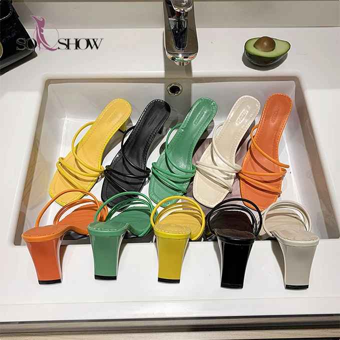 Summer fancy colorful slippers Ladies Dress Shoes Women Sandals High Heels for Party
Summer fancy colorful slippers Ladies Dress Shoes Women Sandals High Heels for Party