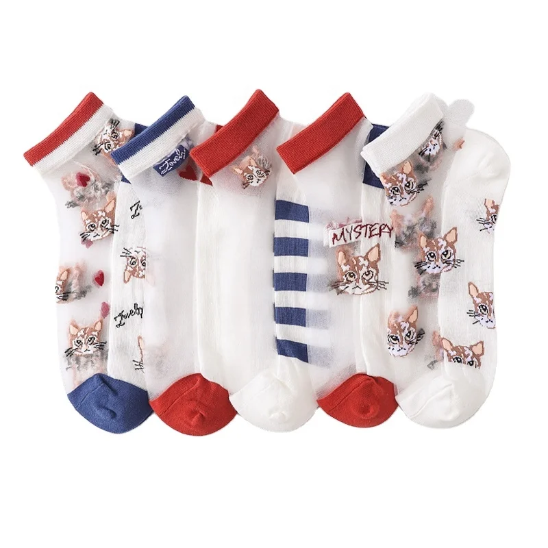 summer 2020 new socks Japanese series glass silk cartoon lady transparent thin socks card silk invisible socks
summer 2020 new socks Japanese series glass silk cartoon lady transparent thin socks card silk invisible socks